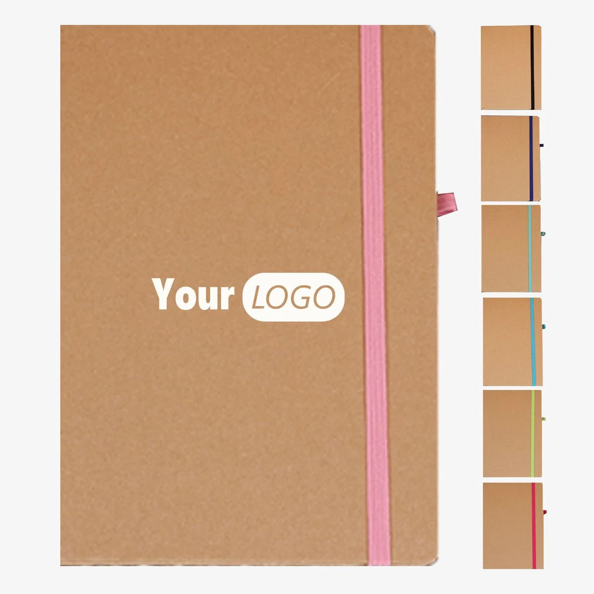 A5 Kraft Cover Notebook With Custom Logo 1