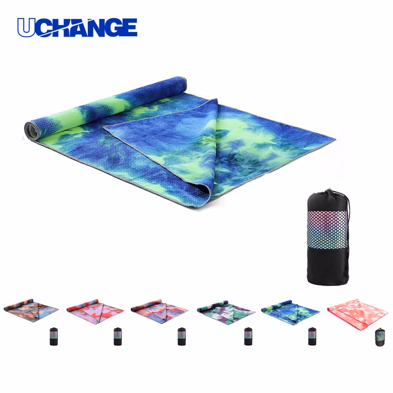Non-Slip Tie-Dye Yoga Towel for Fitness
