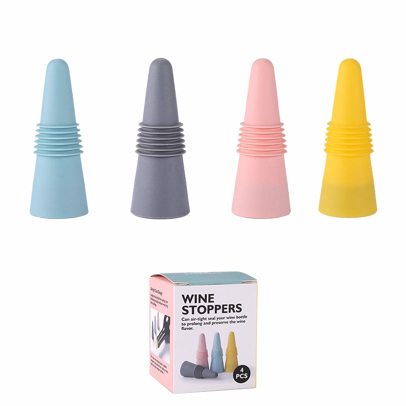 Wine Stoppers Beverage Bottle Sealer Soft Silicone Corks