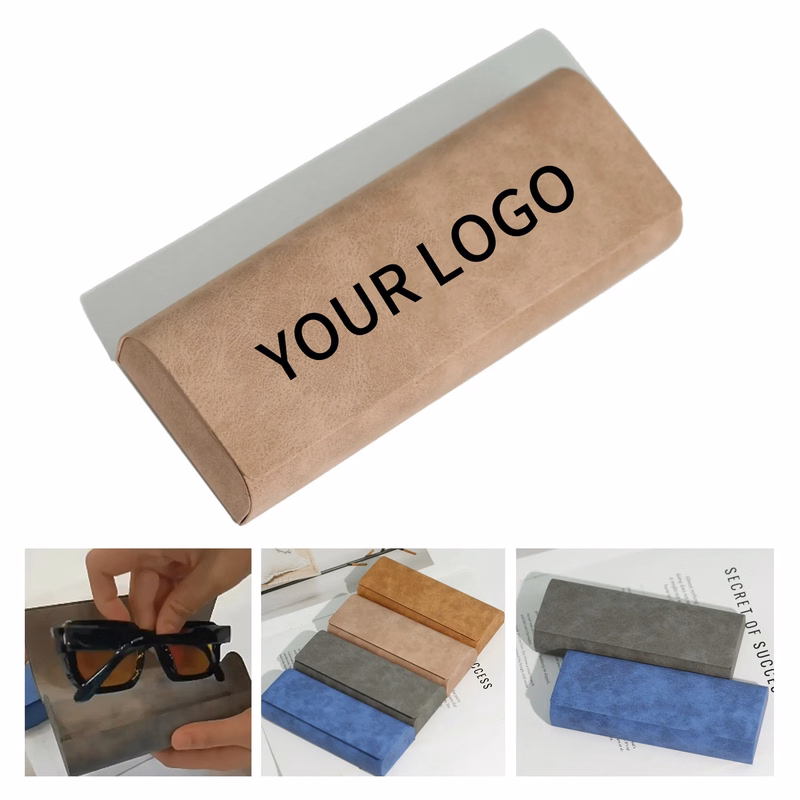 Leather Glasses Case Hardshell