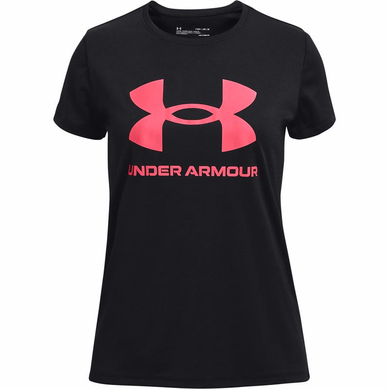 Girls' UA Tech Big Logo Short Sleeve