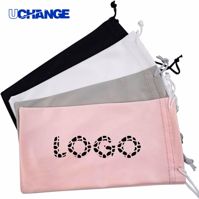 Microfiber Drawstring Glasses Bag Organizer