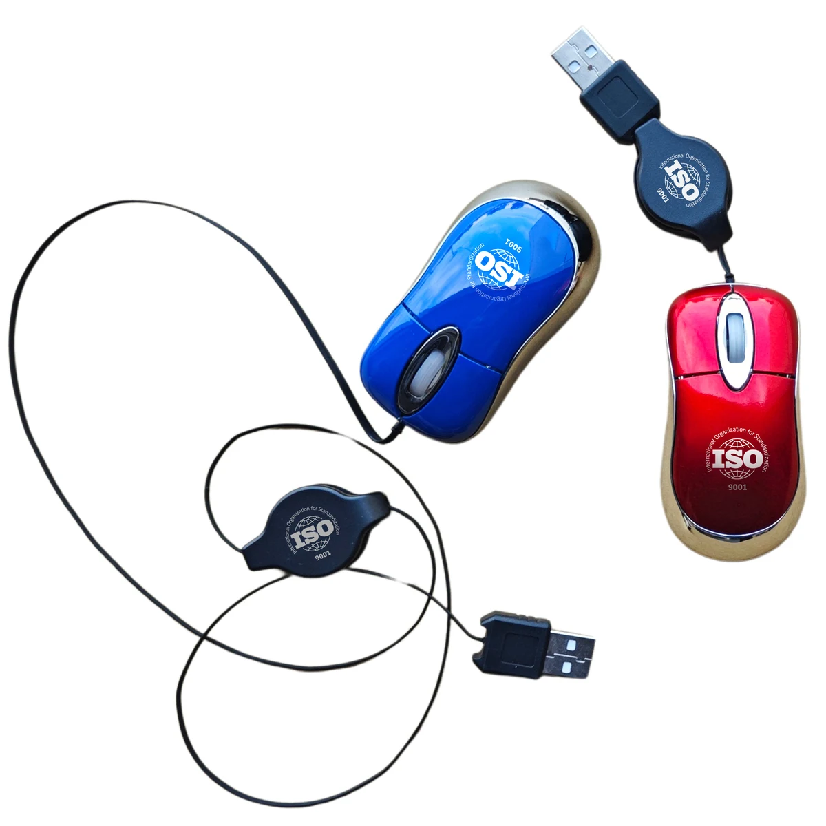 3D Super Mini Optical Mouse with Retractable Cord 1