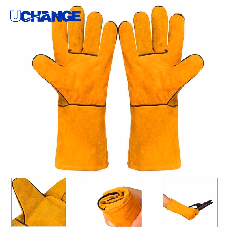 Cowhide Welding Heat Resistant Gloves