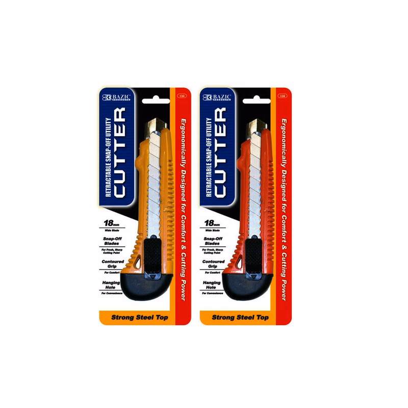 Multi-purpose Utility Cutters - 2 Colors Steel Top