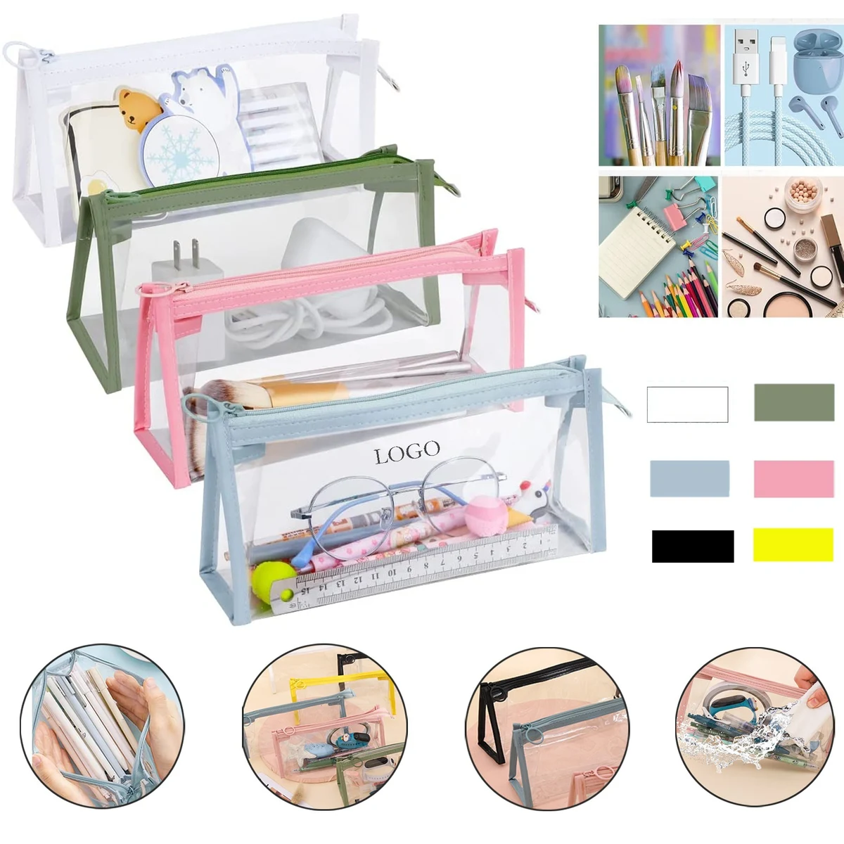 Clear Pencil Case 1