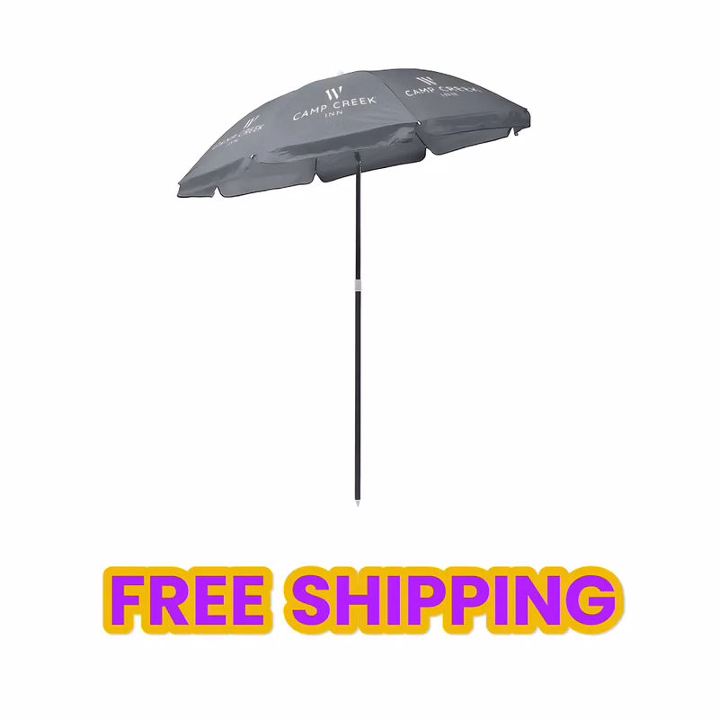 Two-Tone Patio Umbrella - 78 in Arc