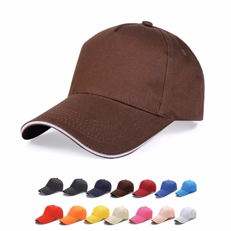 Nevaso 5 Panel Heavy Cotton Sandwich Cap Full Colour