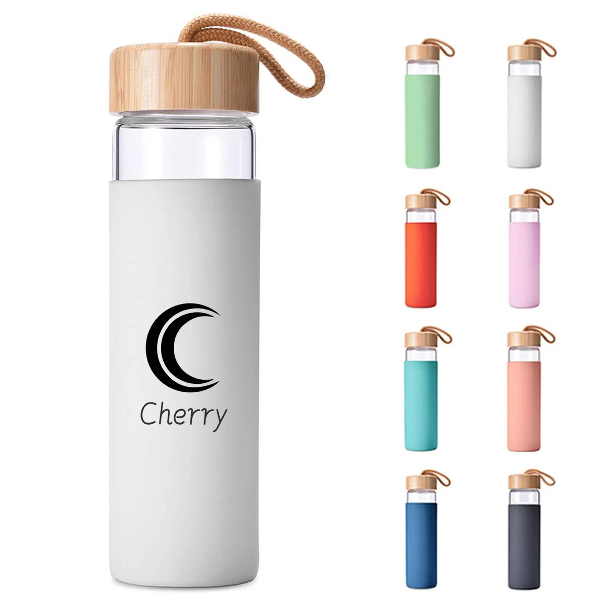 20 Oz Borosilicate Glass Water Bottle 1
