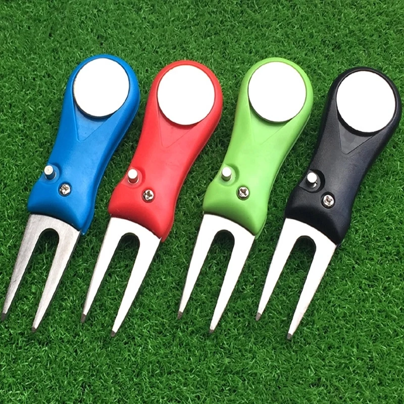 Foldable Repair Tool Magnetic Ball Marker Golf Pitch 1