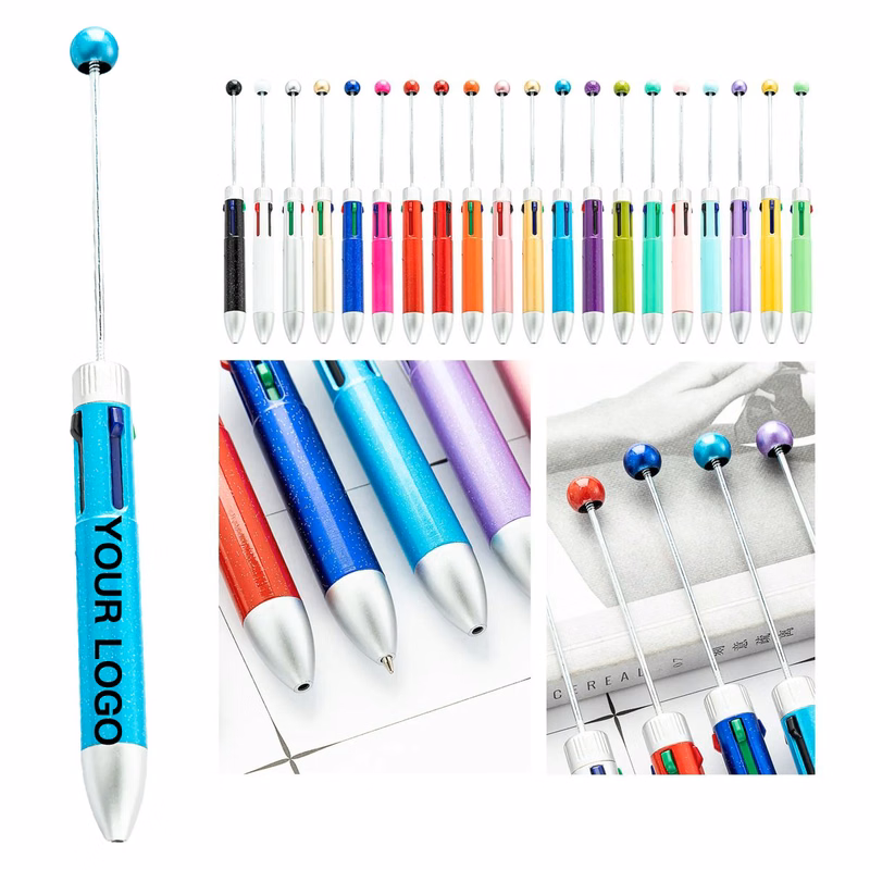 Multicolor Retractable Pen with Four Ink Options