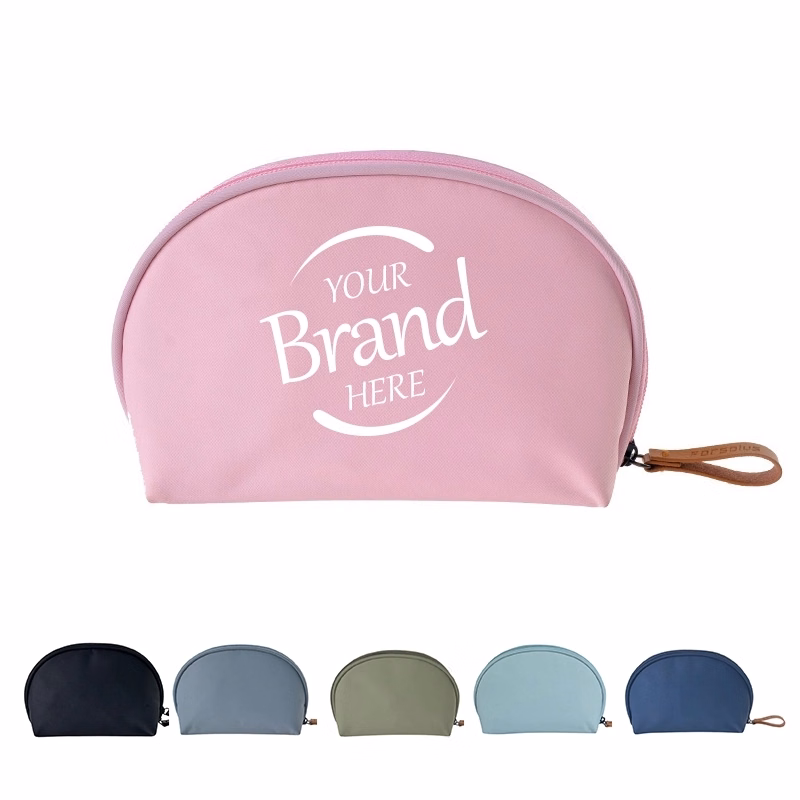 Portable Semi-Round Makeup Bag