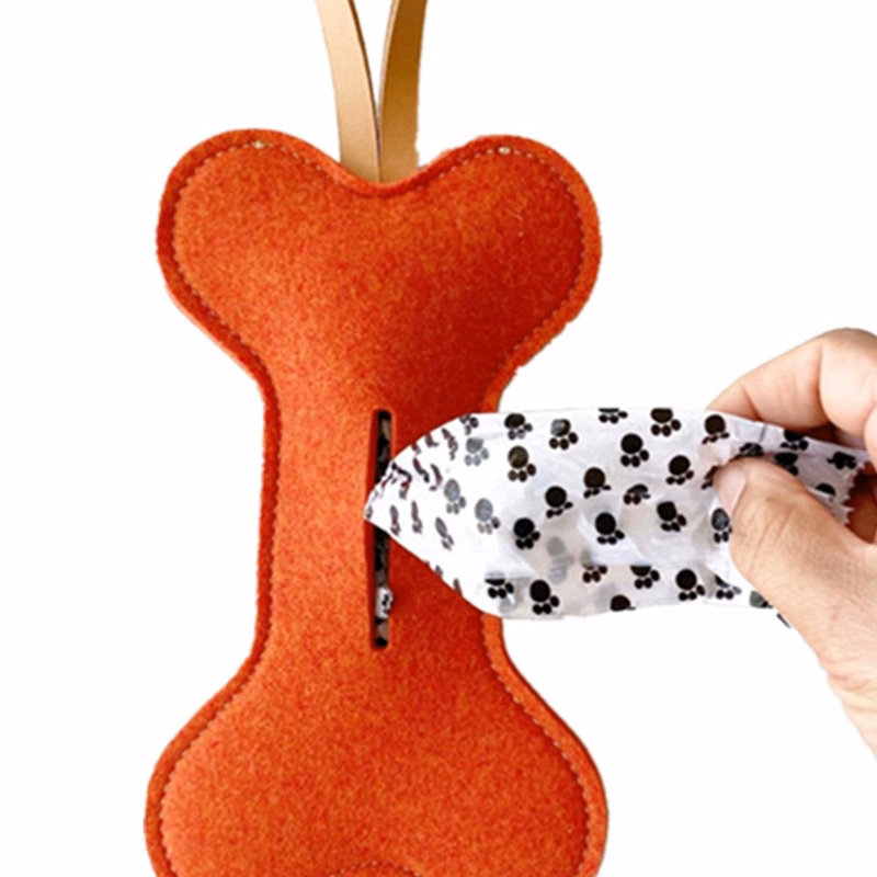 Bone Shape Dog Poop Waste Bag Dispenser