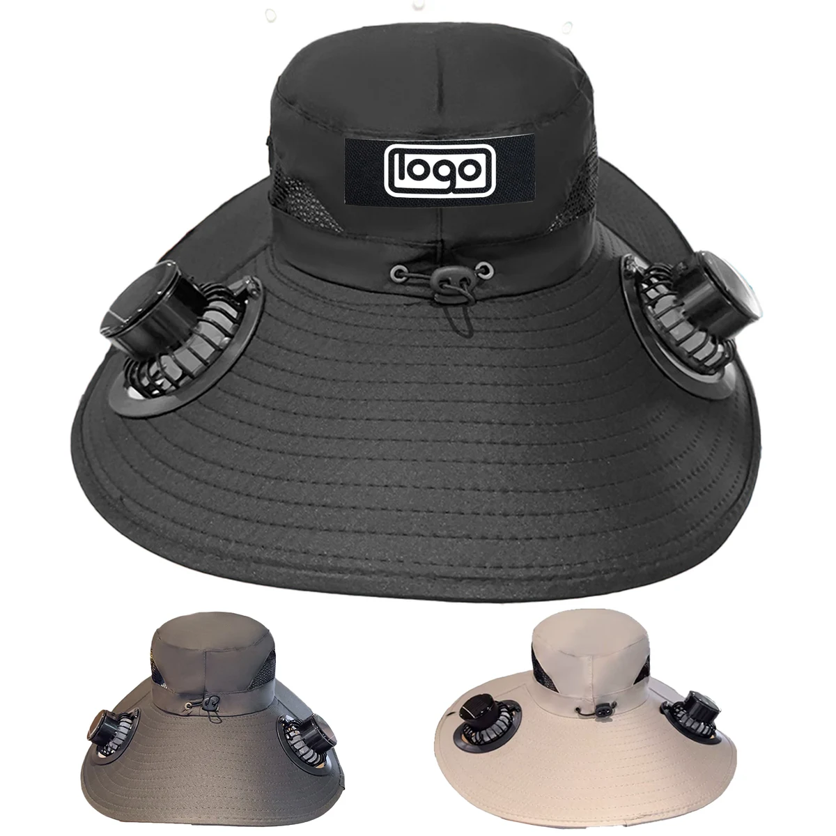 Solar Fan Summer Outdoor Hat 1
