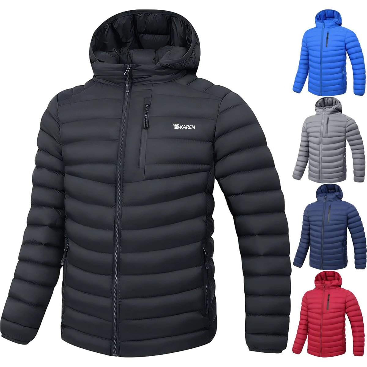 Winter Padded Hooded Puffer Jacket 1