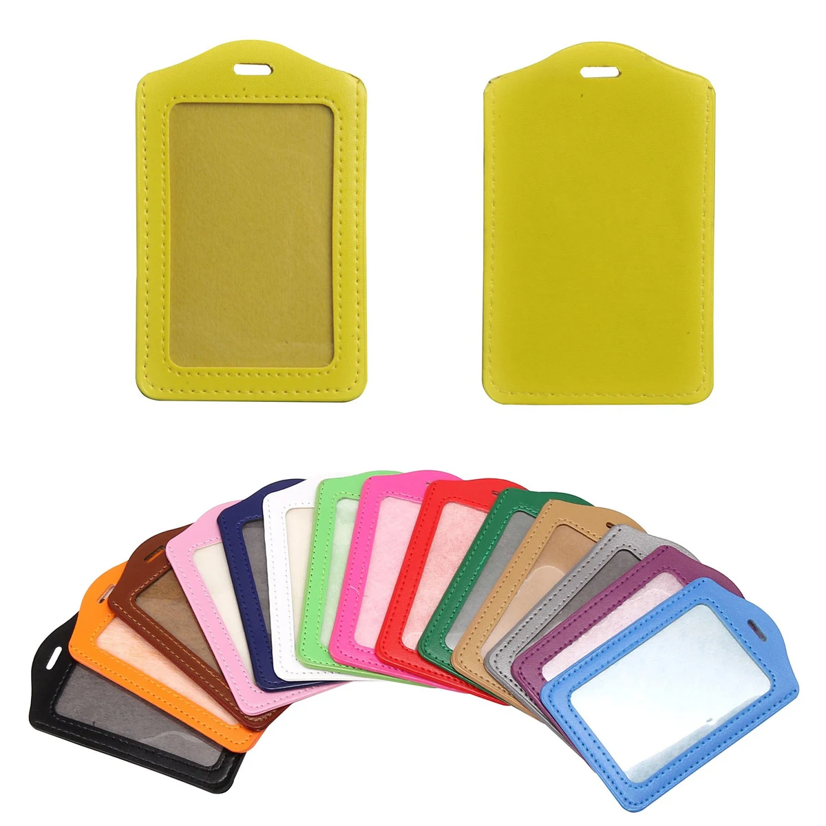 Vetical PU Leather Card Holder 1