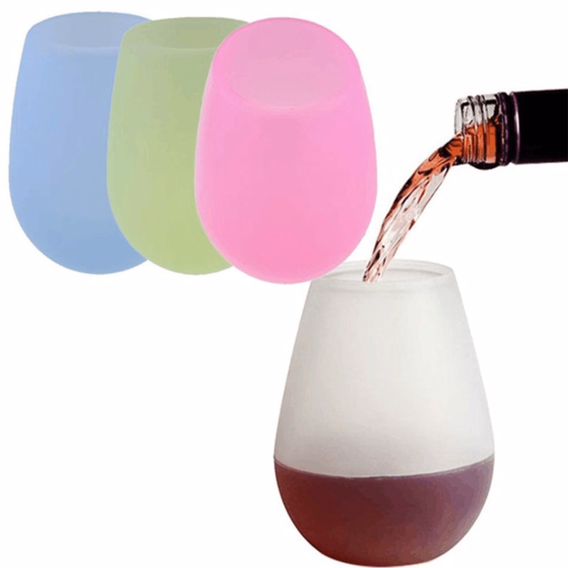 Unbreakable Silicone Wine Glasses