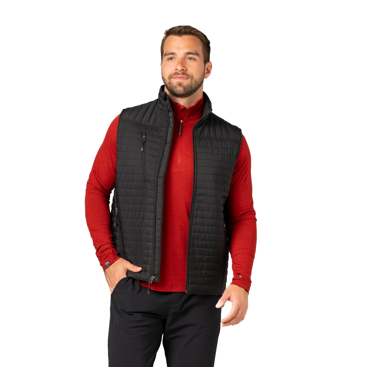 Storm Creek Men's ReLabel Front Runner 120 GSM Insulated Quilted Vest 1