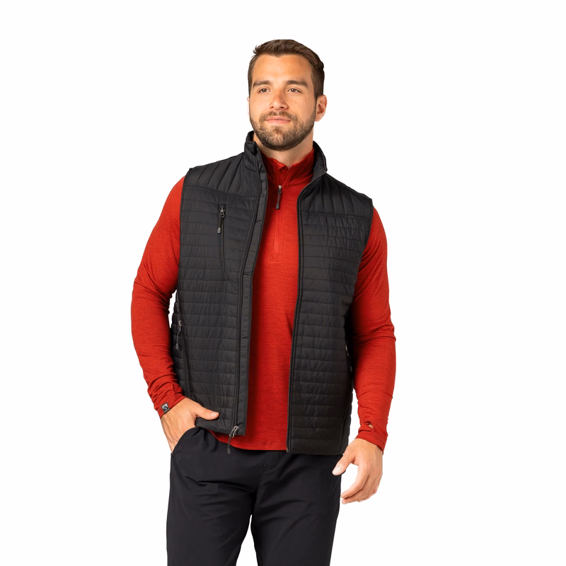 Storm Creek Men's ReLabel Front Runner 120 GSM Insulated Quilted Vest