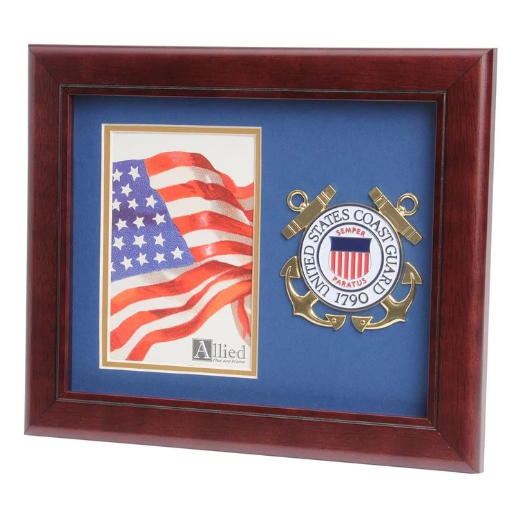 U.S. Coast Guard Medallion 4-Inch by 6-Inch Portrait Picture Frame 1