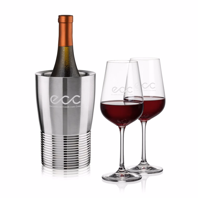 Genoa Wine Cooler & Laurent Wine Set