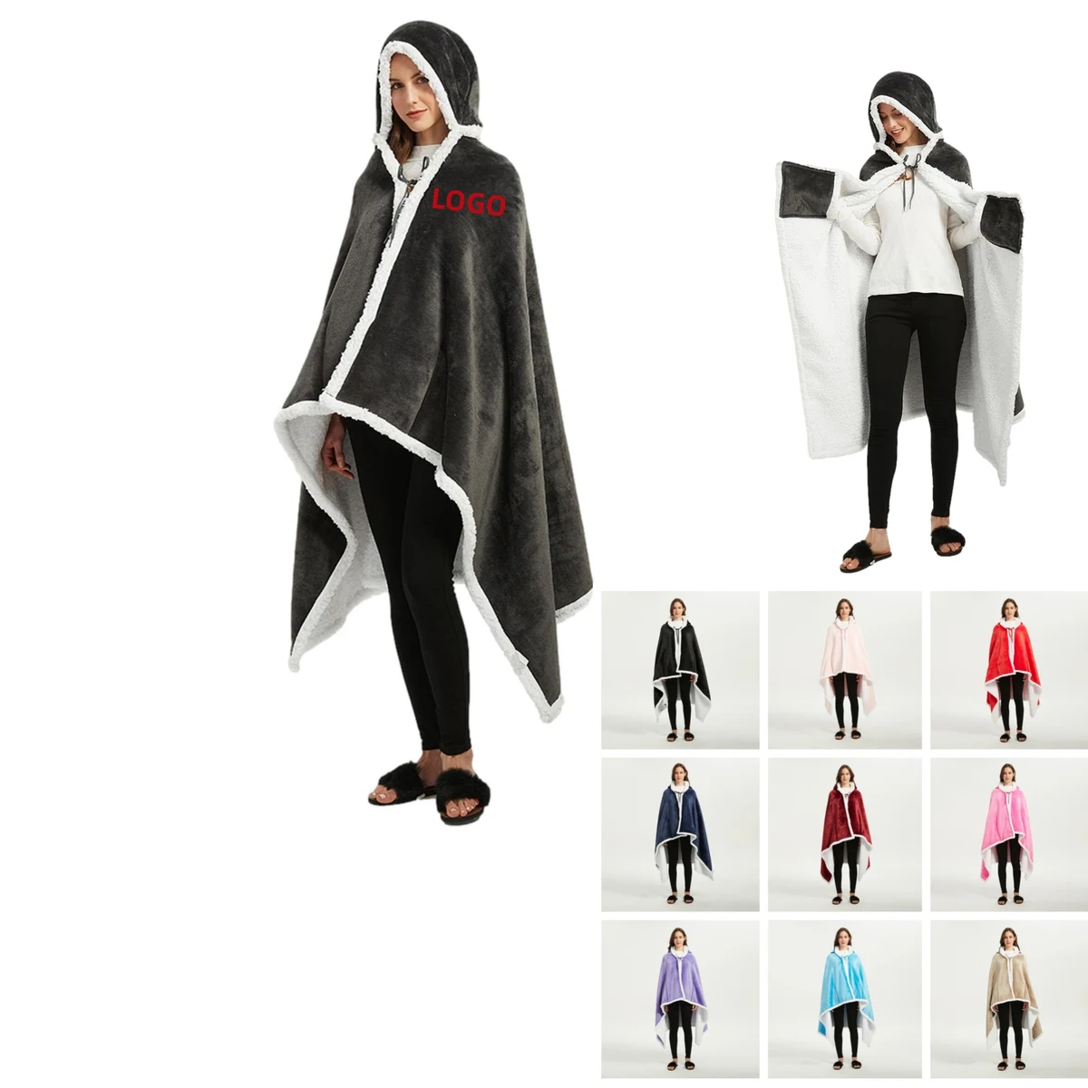 Large Hooded Blanket 1