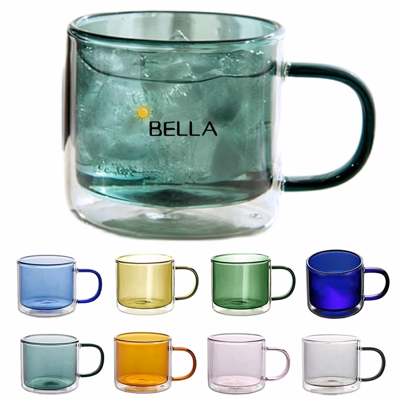 8.5 Oz Stained Glass Double Insulation Tea Coffee Cup