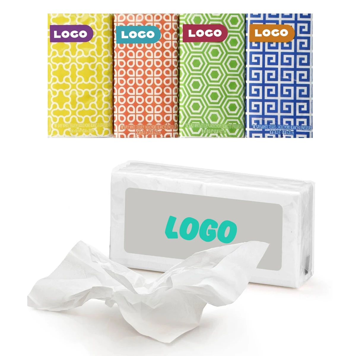 Custom Mini Facial Tissues Pack 1