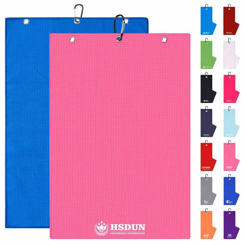 Golf Towel with Carabiner