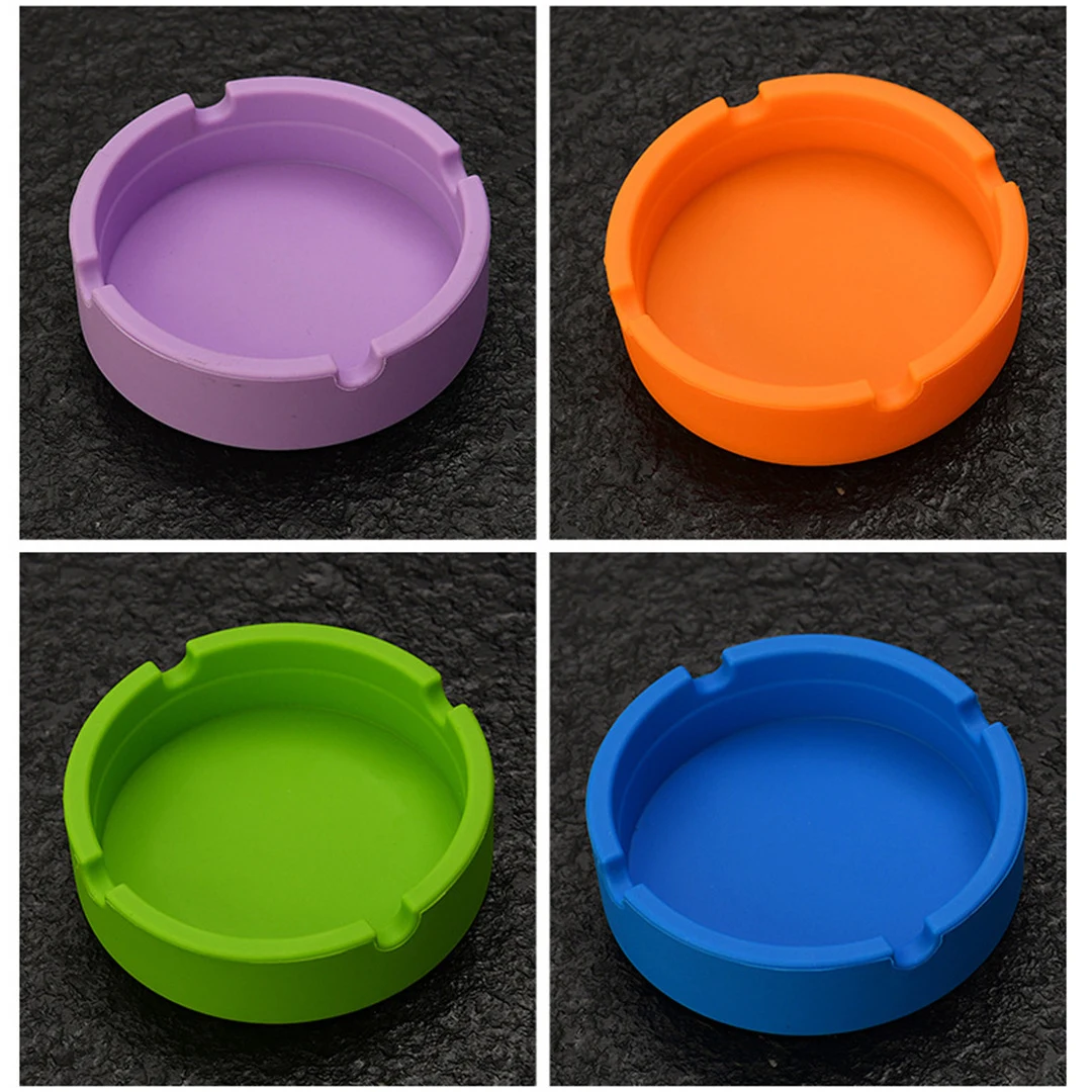 Silicone Round Ashtray 1