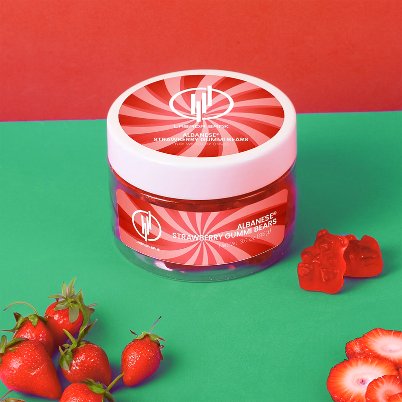 Albanese® Strawberry Gummi Bears: Small Jar