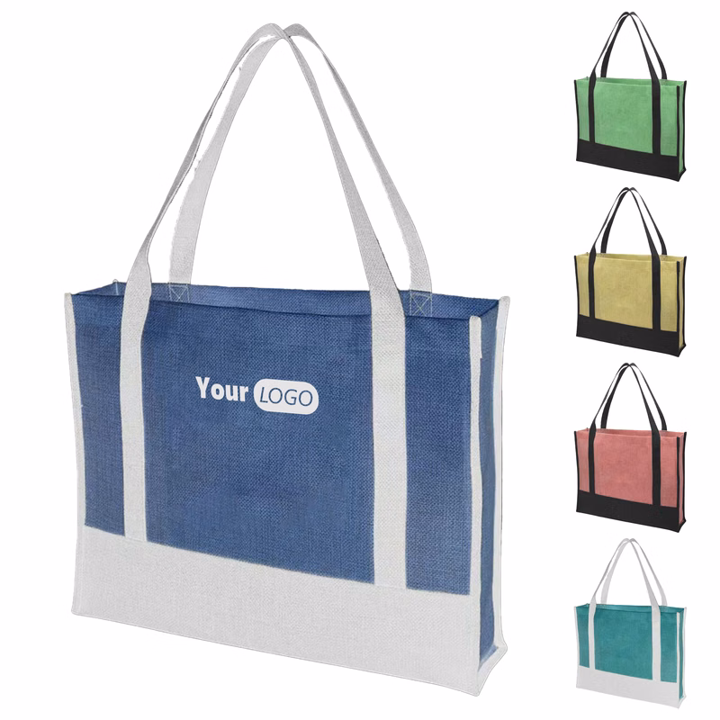Polyester Eco-Friendly Jute Tote