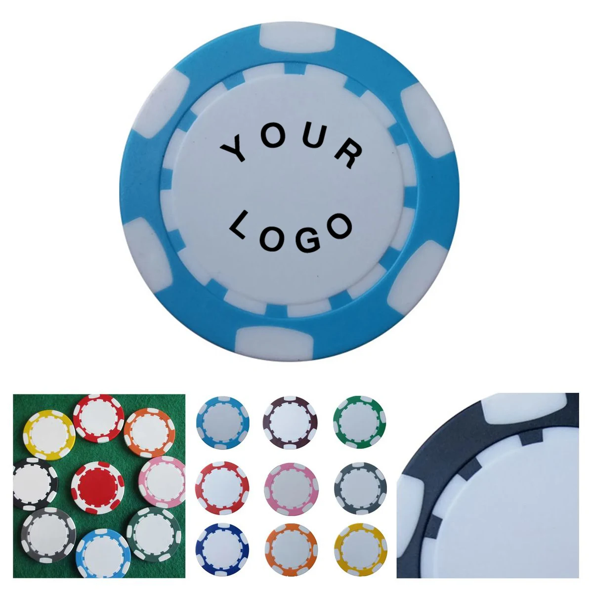 Casino Style Plastic Poker Chips Set 1