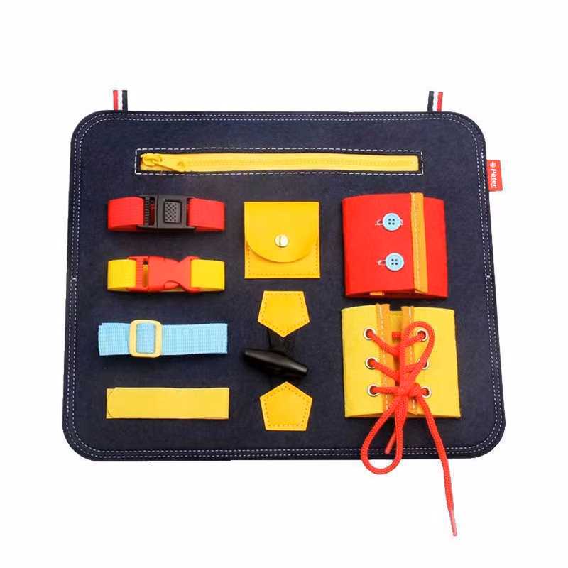 Felt Toddler Busy Dress Board Toy