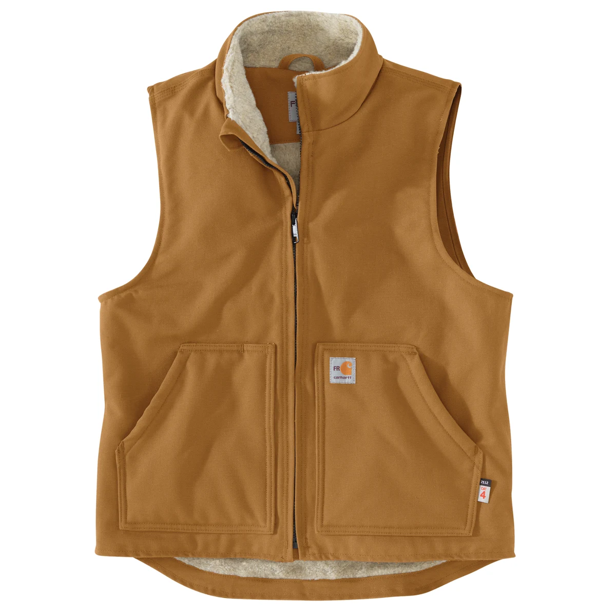 Carhartt Mens FR Duck Mock Neck Vest 1