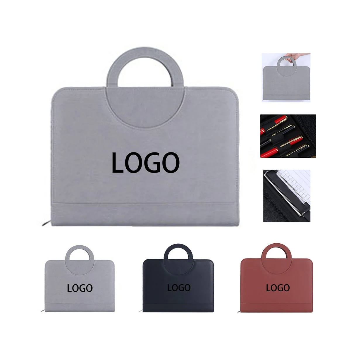 Business Portable Zipper File Bag 1