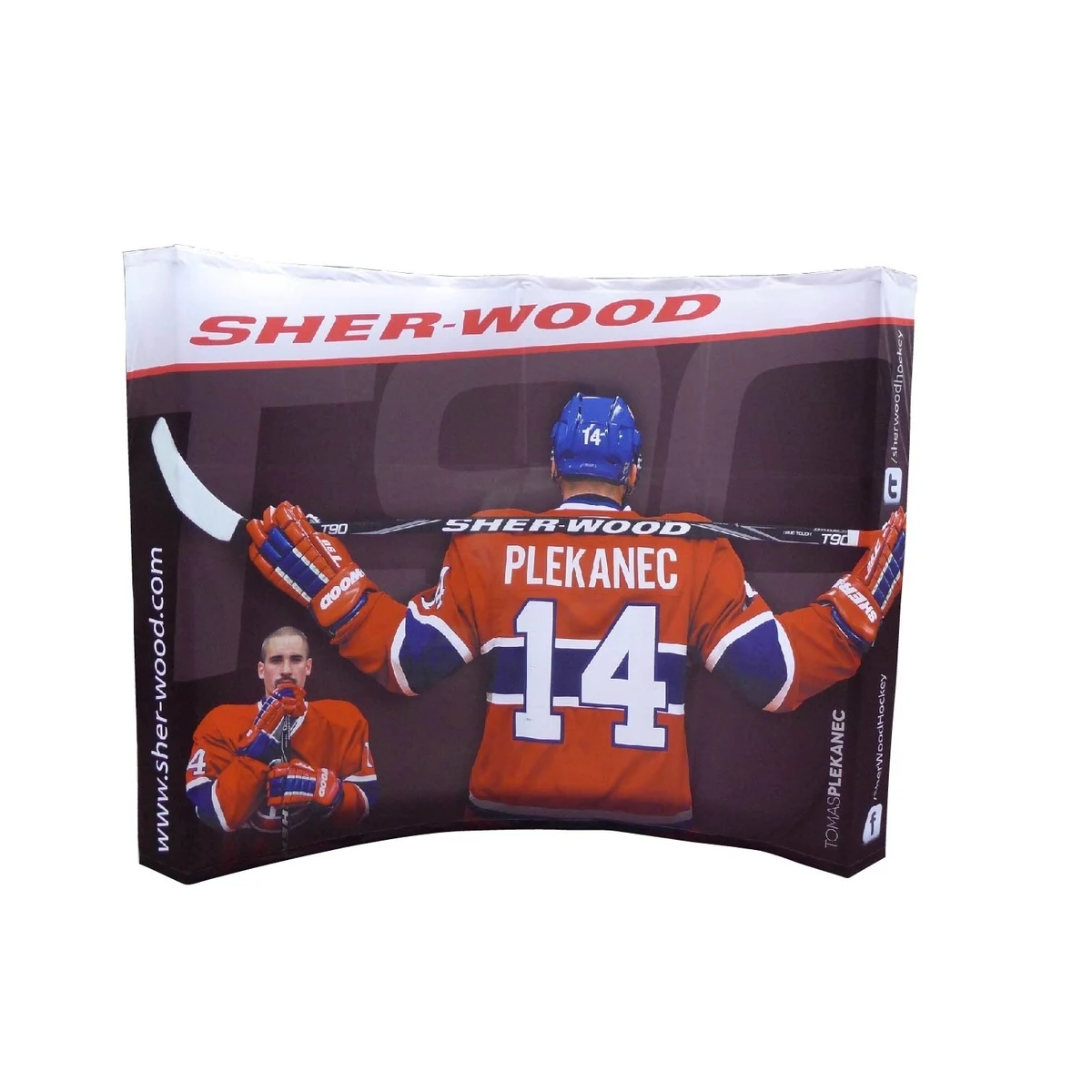 Large Curved HassleFree(TM) Backdrop Display 1