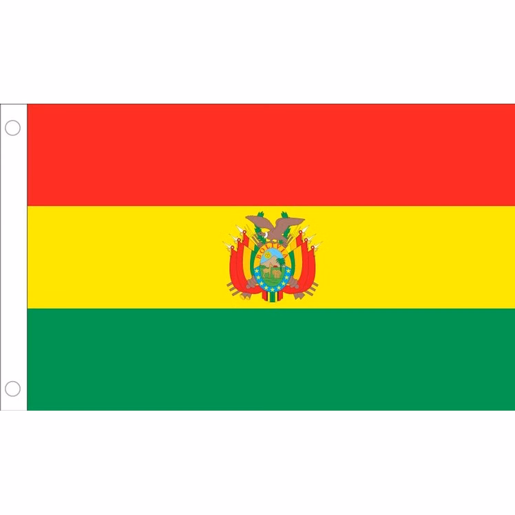 Bolivia Flag - 2' x 3' - Nylon without Seal