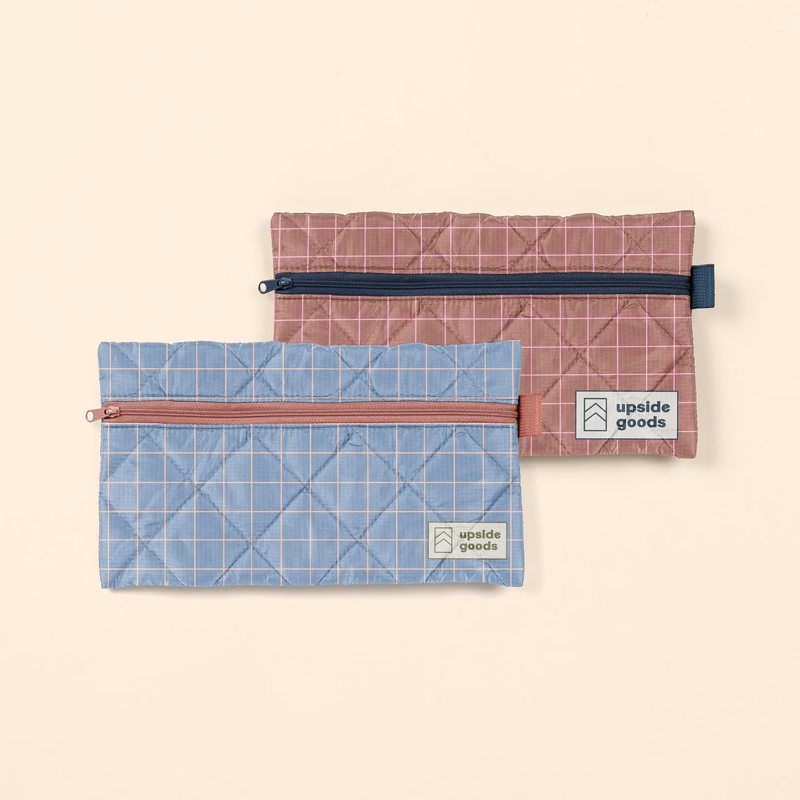 ZIP FRONT POUCHES - PUFF PUFF - LARGE