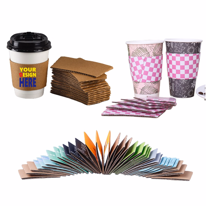 Corrugated Eco Cup Sleeve MOQ500