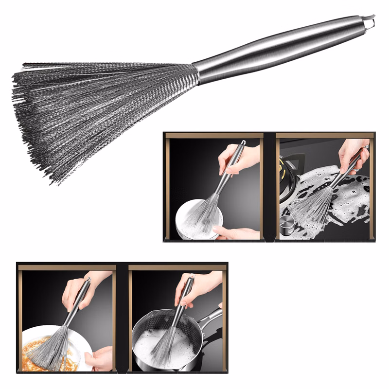 304 Stainless Steel Wok Brush