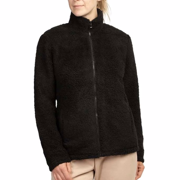 Women's Sherpa Jackets Black XL
