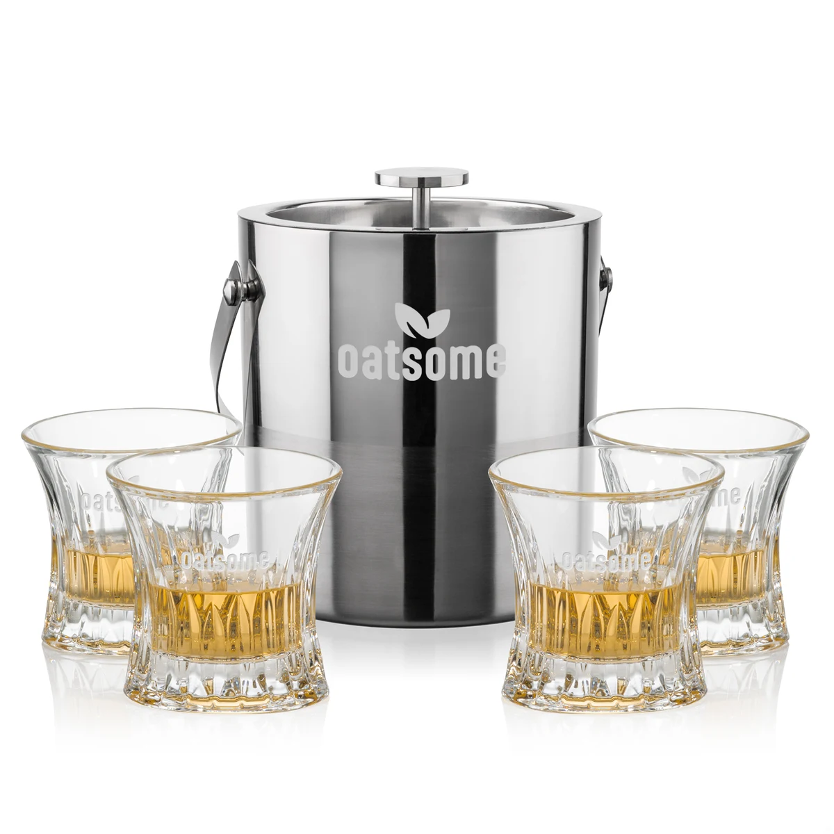 Catania Ice Bucket & Langstaff On-the-Rocks Set 1