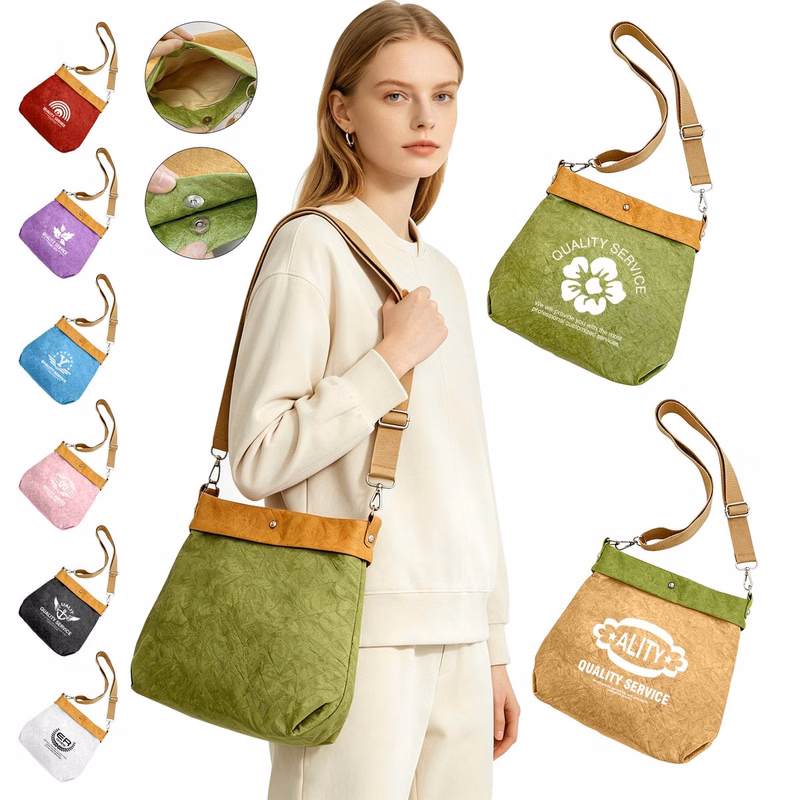 Retro Tyvek Waterproof Crossbody Bag