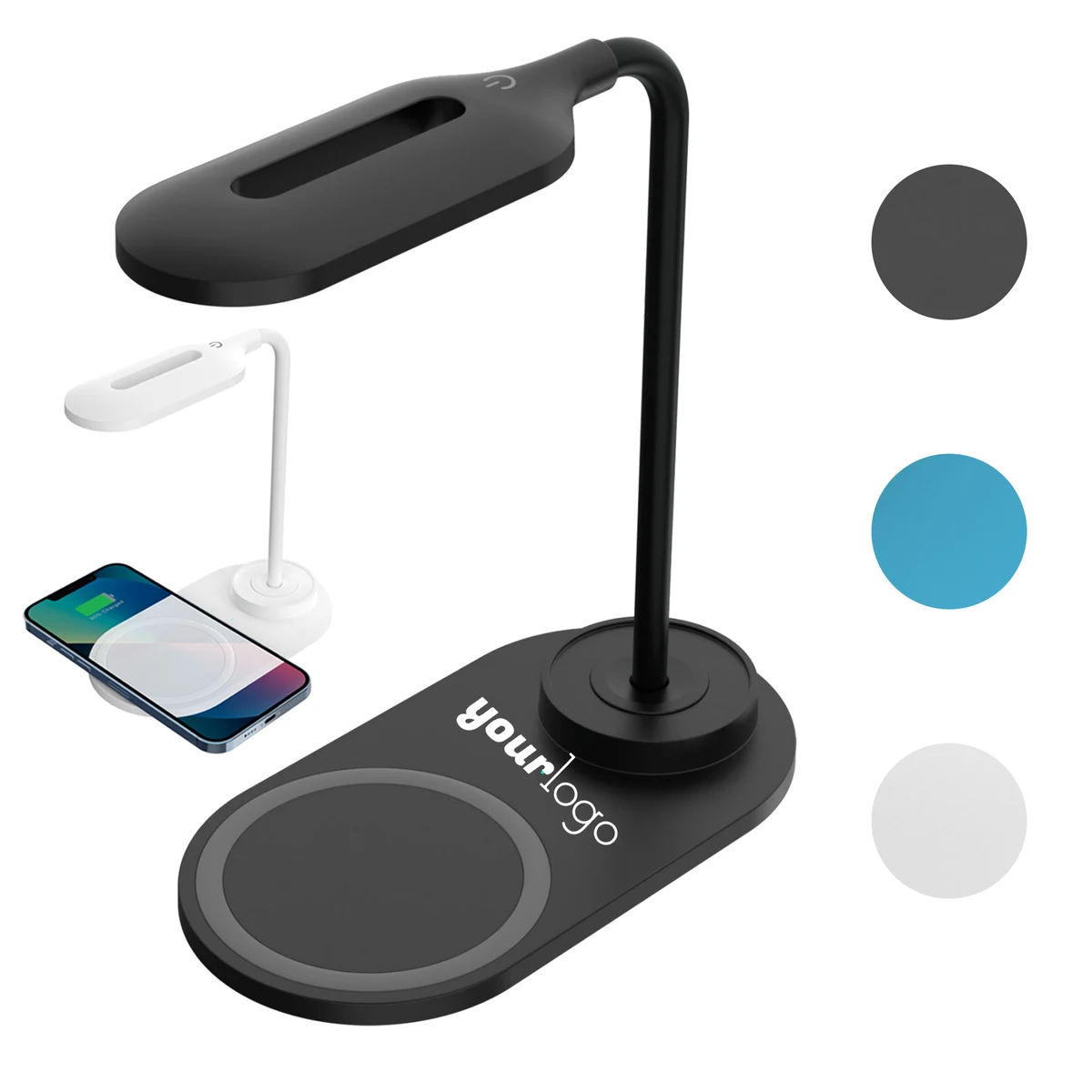 Saving Desktop Lamp with Wireless Phone Charging Function 1