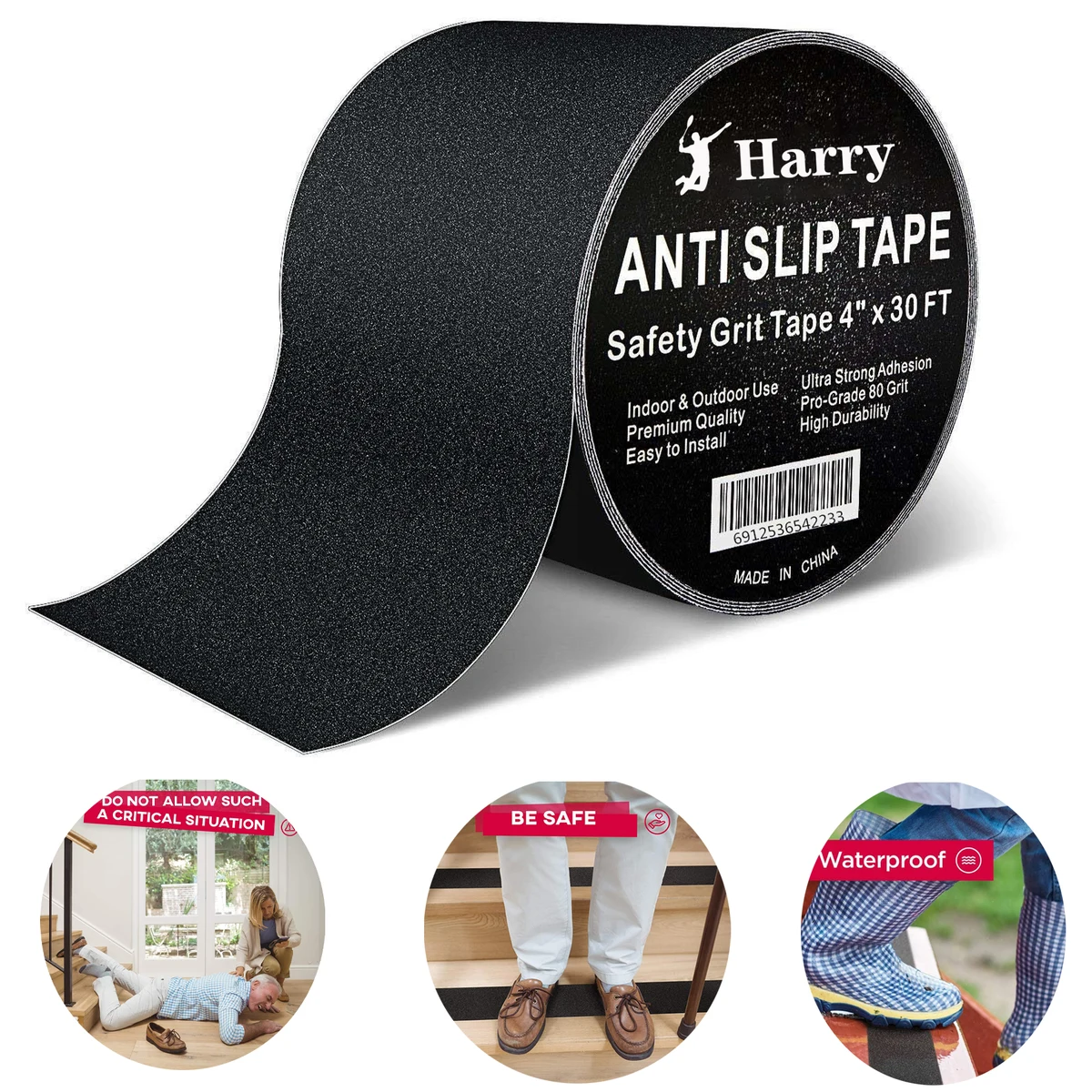Heavy Duty Anti Slip Tape 4Inch x 35Ft 1