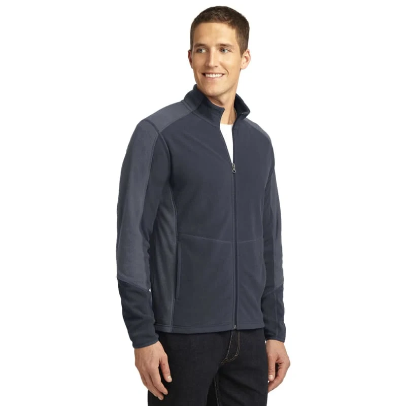 Port Authority Colorblock Microfleece Jacket. 1