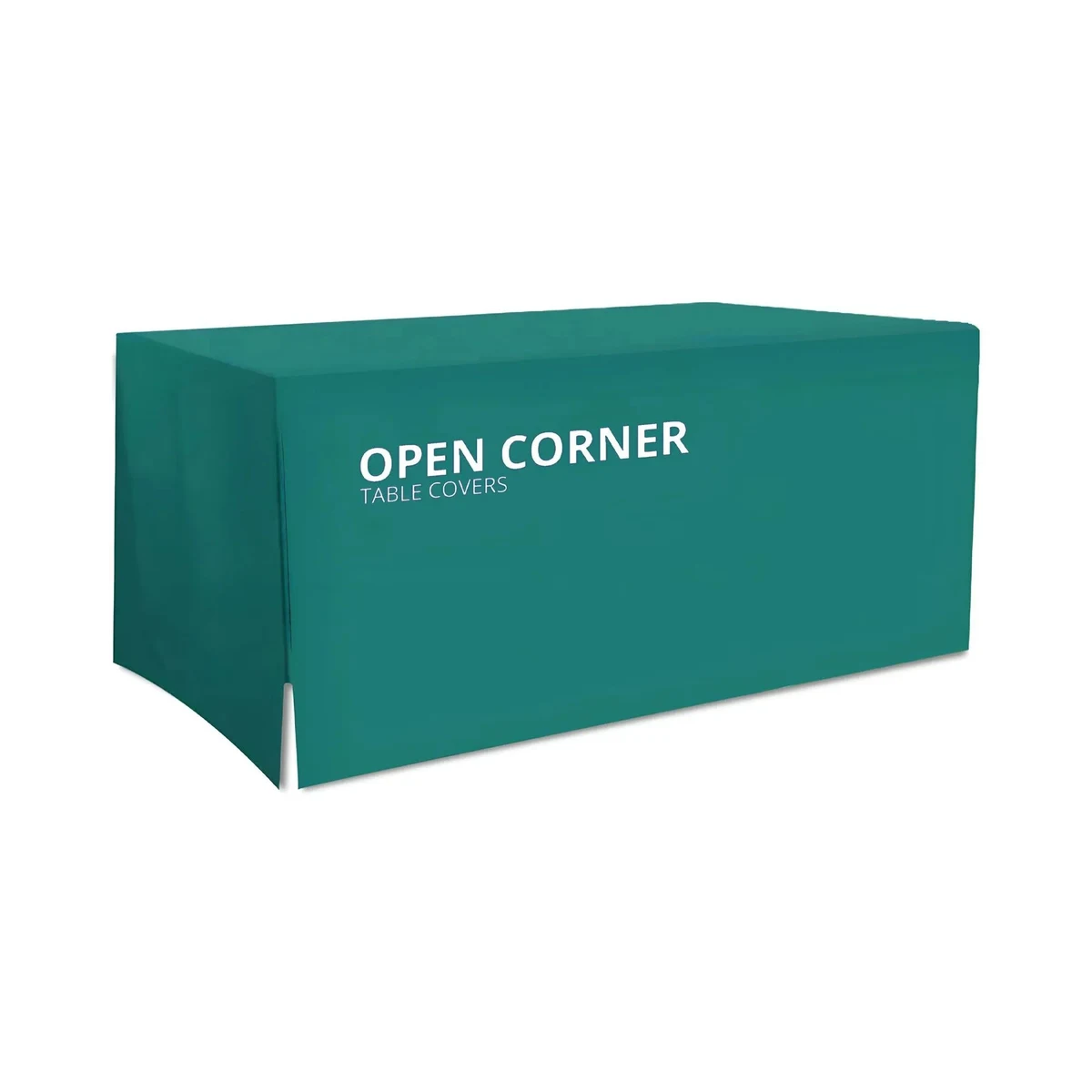 Open Corner Table Covers - 4 sided (8' x 2.5') 1