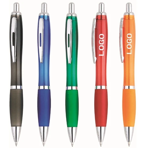 Curvaceous Silhouette Satin Grip Pen 1