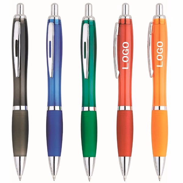 Curvaceous Silhouette Satin Grip Pen